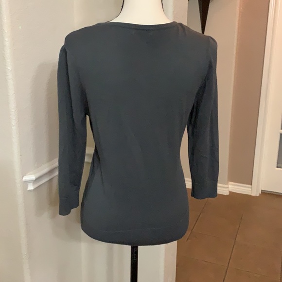 Halogen gray cardigan sweater - Picture 3 of 17